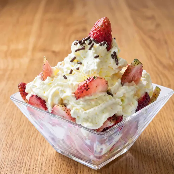 Fresas a la Crema